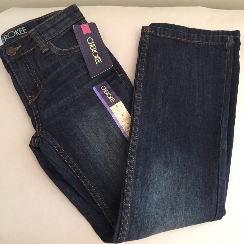 Cherokee Boot Cut Adjustable Blue Jeans - Picture 11 of 11